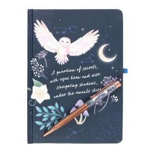 Load image into Gallery viewer, Night Owl Journal with Sodalite Pen