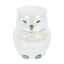 Load image into Gallery viewer, Owl Shaped Iridescent Oil Burner and Wax Warmer