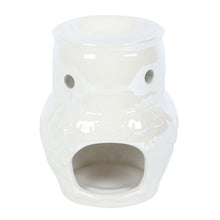 Load image into Gallery viewer, Owl Shaped Iridescent Oil Burner and Wax Warmer