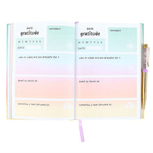 Load image into Gallery viewer, Multicoloured Gratitude Journal with Amethyst Pen