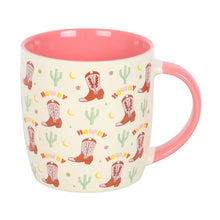 Load image into Gallery viewer, Howdy Cowboy Boot Print Mug