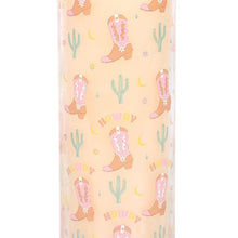 Load image into Gallery viewer, Howdy Cowboy Boot Print Floral Tube Candle