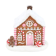 Load image into Gallery viewer, Pink Gingerbread House Incense Cone Burner