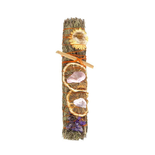 Smudge Stick with Rosemary, Lavender, and Orange