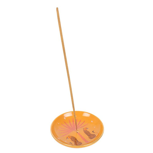 Leopard Palm Incense Holder