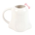 Load image into Gallery viewer, Miss Boo Ghost Shaped Mug With Bow