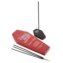 Load image into Gallery viewer, Vampire Blood Incense Sticks and Coffin Holder