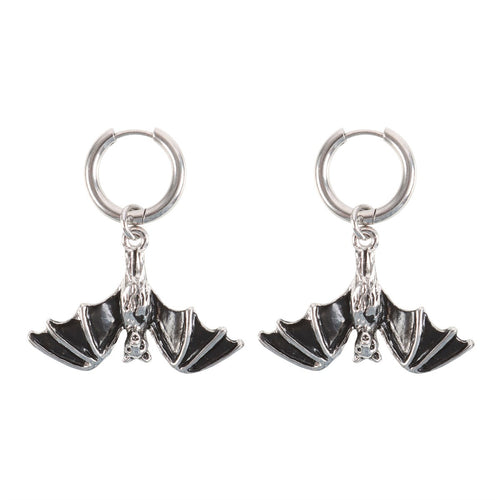 Hanging Bat Pendant Earrings