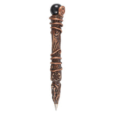 Load image into Gallery viewer, Protection Black Obsidian Crystal Wand Pen