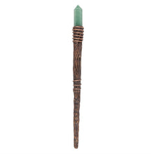 Load image into Gallery viewer, Thin Abundance Green Aventurine Crystal Wand