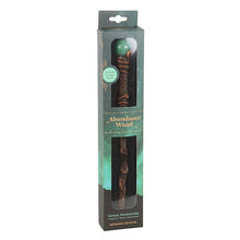 Load image into Gallery viewer, Abundance Green Aventurine Crystal Wand with Pouch