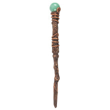 Load image into Gallery viewer, Abundance Green Aventurine Crystal Wand with Pouch