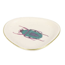 Load image into Gallery viewer, Off White Beetle Trinket Dish