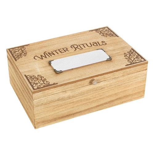 Wooden Winter Rituals Box