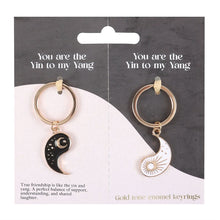 Load image into Gallery viewer, Pair of Yin Yang Best Friend Keyrings