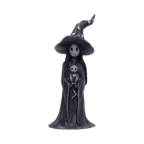 Little Souls Glimmer Witch with Cat Figurine