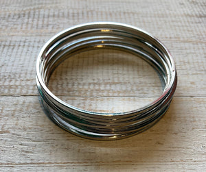 Silver Bangles