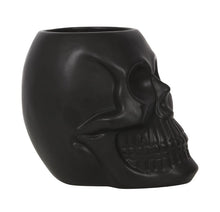 Load image into Gallery viewer, Black Skull Plant Pot