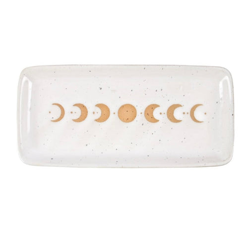 Moon Phase Ceramic Trinket Tray