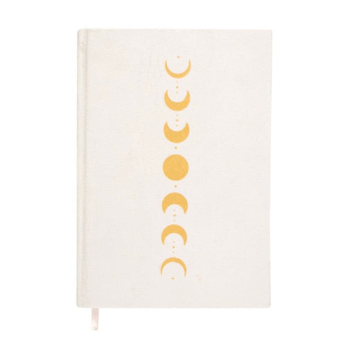 Moon Phase Velvet Notebook