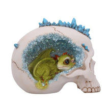 Load image into Gallery viewer, Blue Crystal Cave Skull