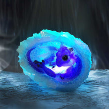 Load image into Gallery viewer, Purple Geode Nest Illuminating Figurine