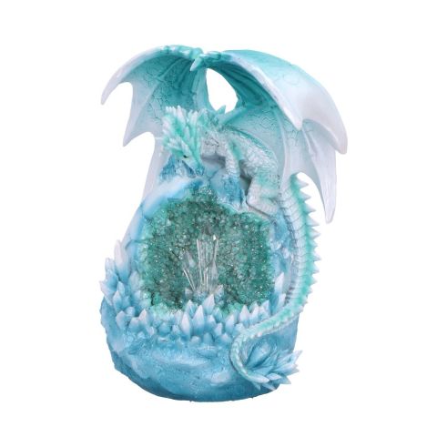 Northern Lights Light Up Dragon Geode Ornament