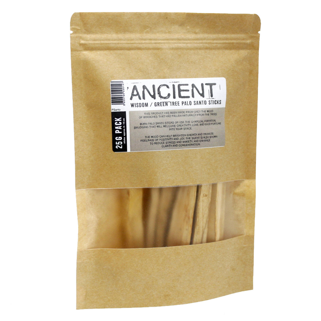 Green Tree Palo Santo Sticks 25g