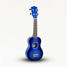 Load image into Gallery viewer, Blue Sunburst Artisan Made Ukulele