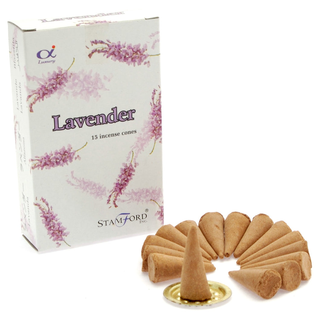 Lavender Stamford Incense Cones