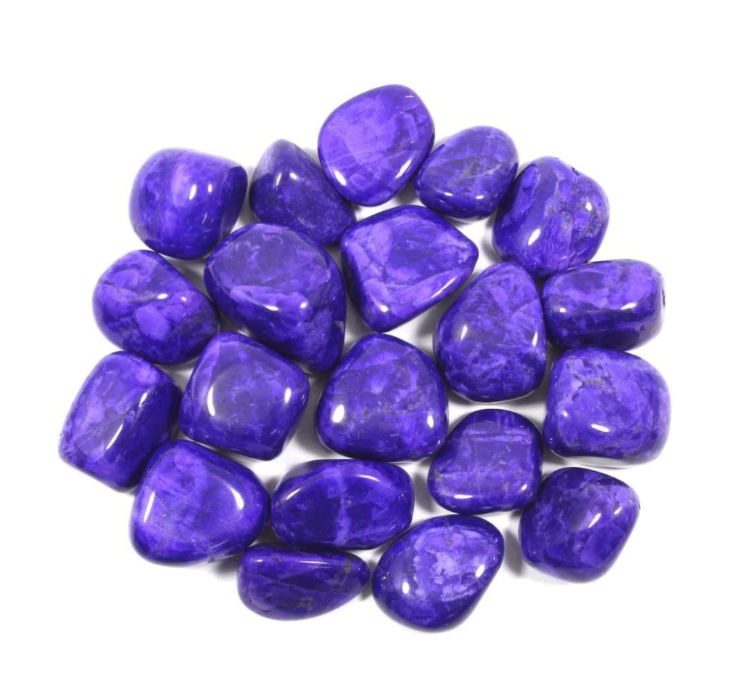 Purple Howlite Polished Tumblestone