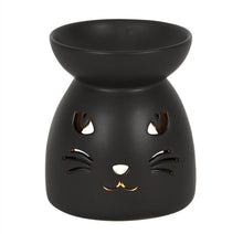 Load image into Gallery viewer, Black Cat Cut Out Oil Burner