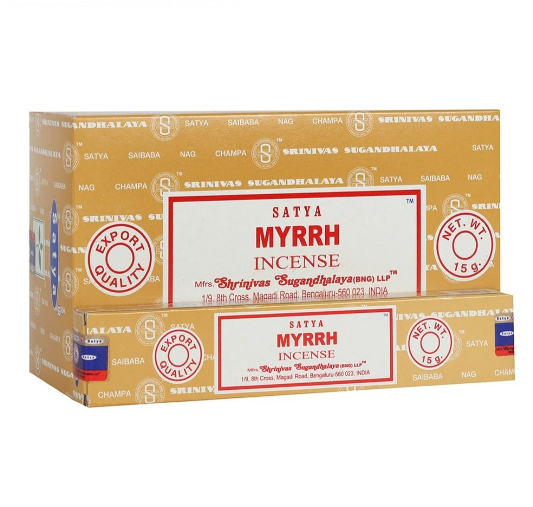 Myrrh Satya Incense Sticks