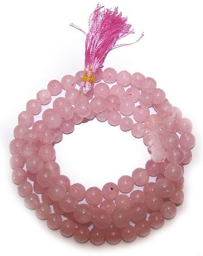 Rose Quartz Mala Beads