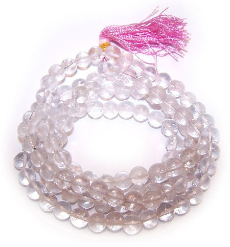 Rock Quartz Mala Beads