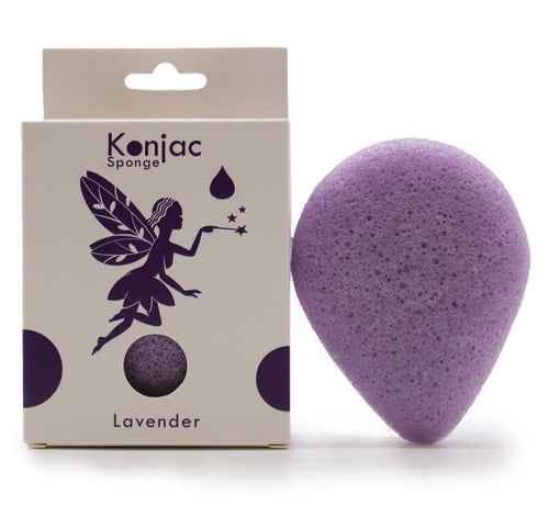 Teardrop Konjac Sponge - Lavender