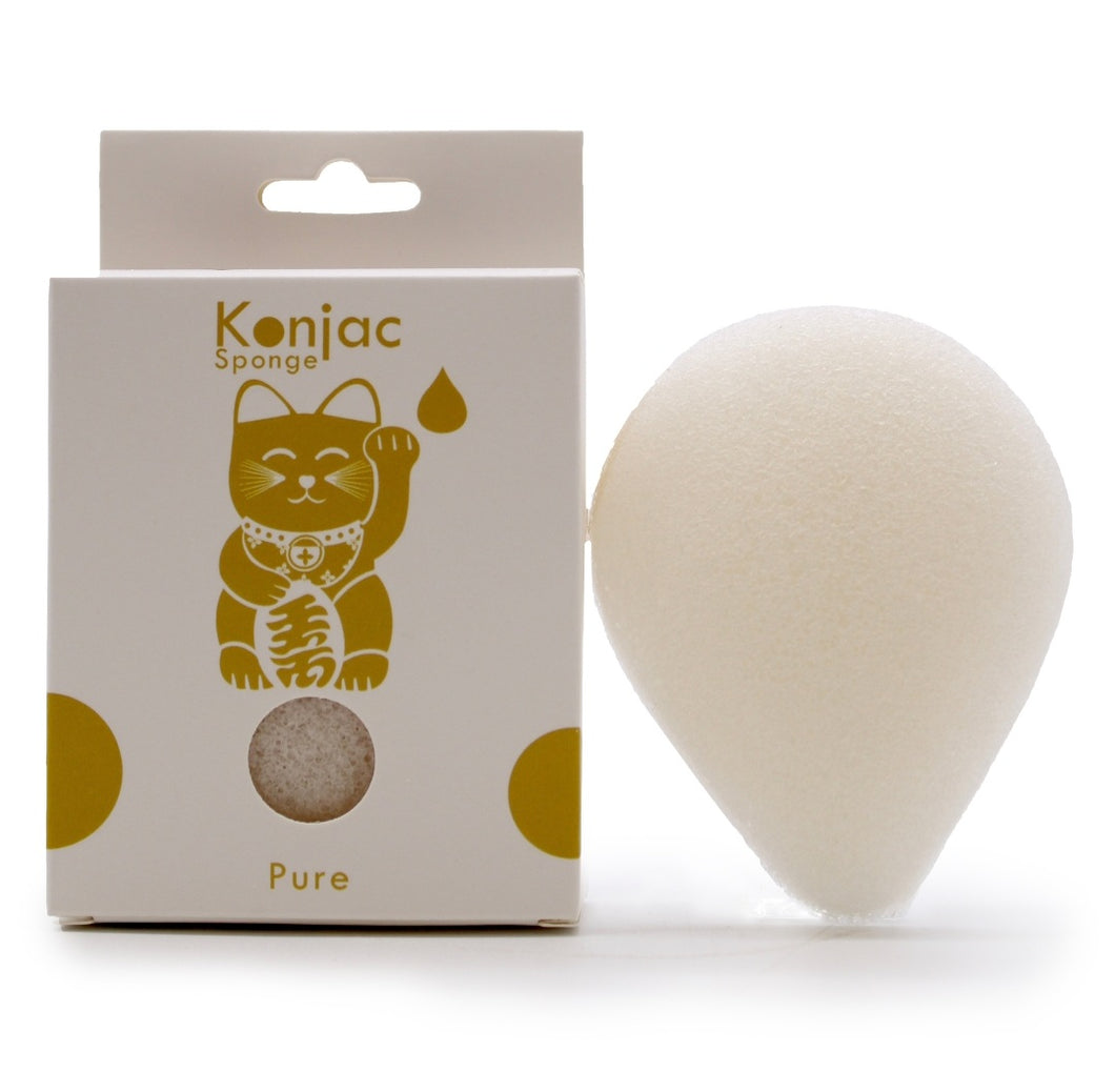 Teardrop Konjac Sponge - Natural