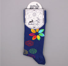 Load image into Gallery viewer, Hop Hare Bamboo Socks - Rainbow Chakra