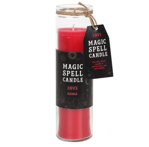 Rose ‘Love’ Spell Tube Candle