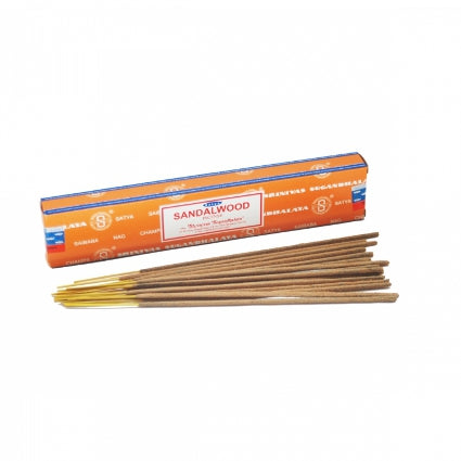 Sandalwood Satya Incense Sticks - Melluna_UK