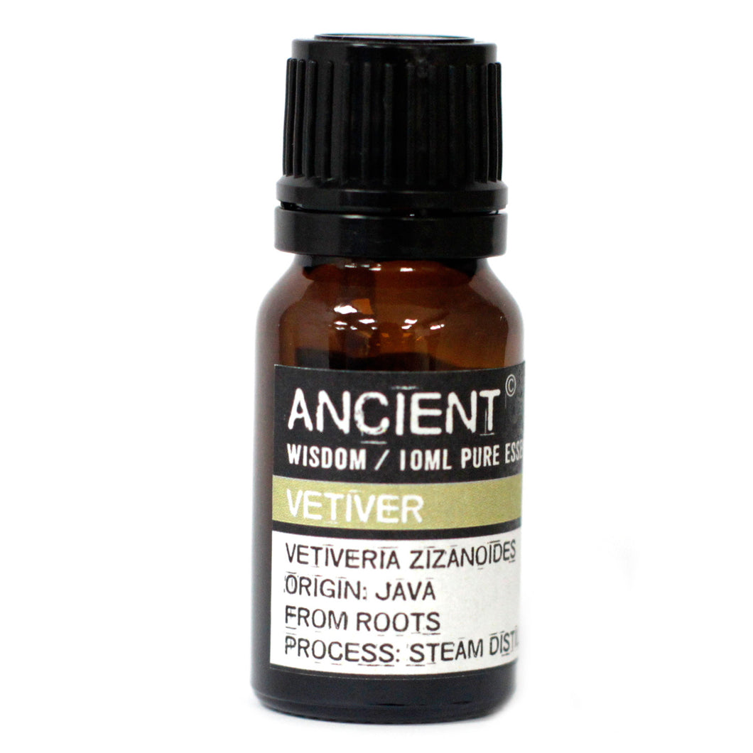 Vetivert Essential Oil has soothing and cooling effects and is said to calm and pacify all sorts of inflammation. It is considered good at providing relief from inflammation in both the circulatory and nervous system.  It is also a known sedative,  used to sedate nervous irritations, afflictions, convulsions and emotional outbursts such as anger, anxiety, epileptic and hysteric attacks, restlessness, and nervousness.  Contains 10ml.